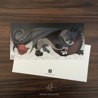 Postkarte - Coffee Dragon
