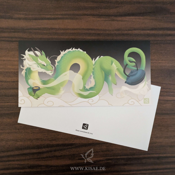 Postkarte - Tea Dragon